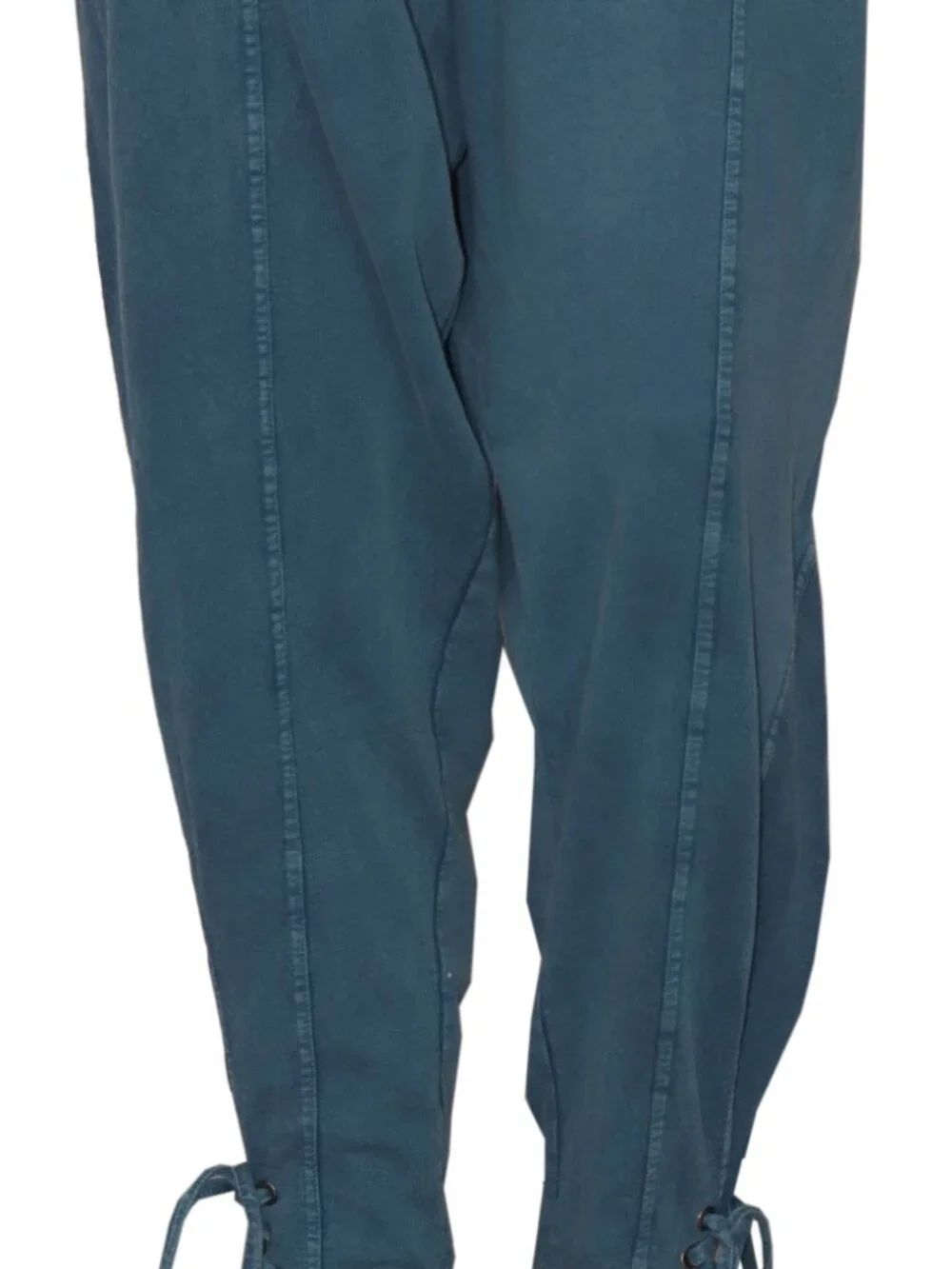 Free People FP One Billie Pants Smocked Pleated Pocket Tie Waistband M